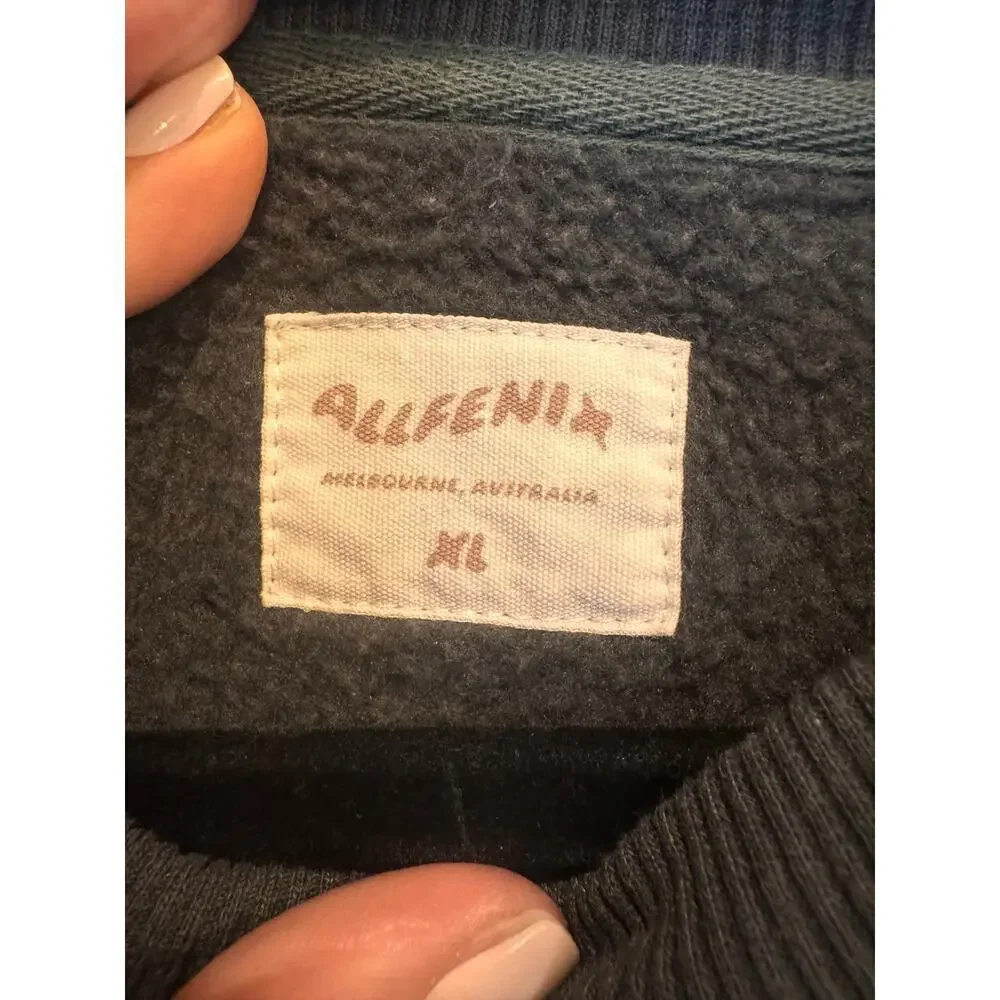ALLFENIX Cult Australian Pilateswear Grey Basecamp Sweatshirt Women's Size XL